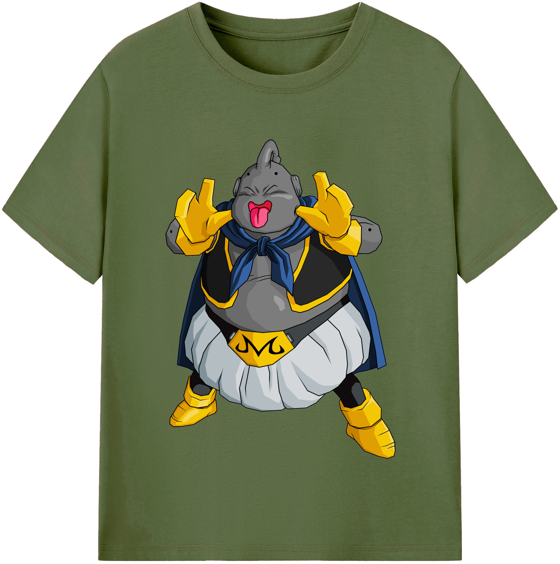 （画像用） ドラゴンボール 魔人ブウ DRAGON BALL Majin Buu 綿100％半袖Tシャツ（フロントプリント）